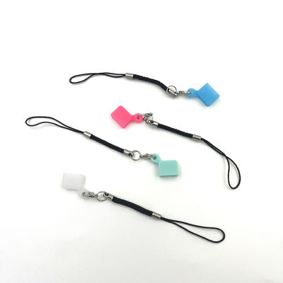غطاء USB سيليكون محمول غير ضار مضاد للغبار أحمر أزرق أبيض اللون