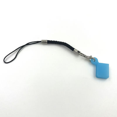 غطاء USB سيليكون محمول غير ضار مضاد للغبار أحمر أزرق أبيض اللون