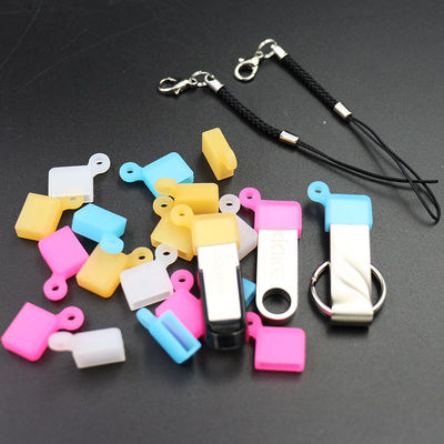 أغطية واقية من السيليكون USB غير ضارة مضادة للغبار وخفيفة الوزن