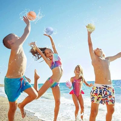 كرات كرات من السيليكون المائي قابلة لإعادة الاستخدام للأطفال ، ألعاب مائية للشاطئ